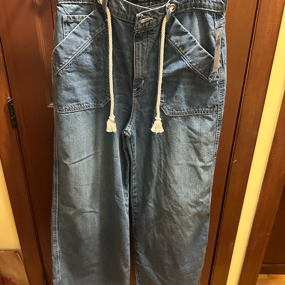 Lauren by Ralph Lauren Jeans with Rope Belt